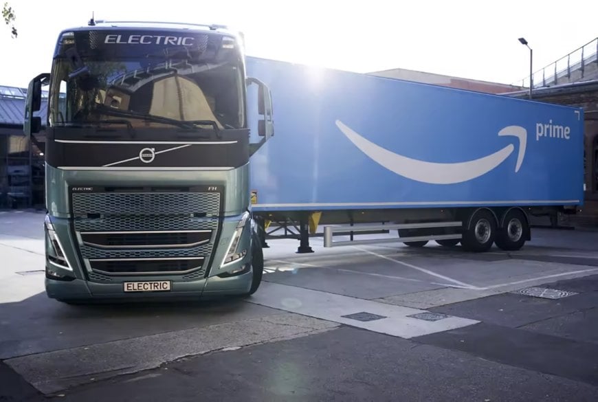 Volvo will supply 20 heavy-duty electric trucks to Amazon